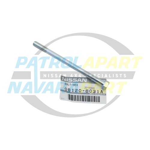Genuine Nissan Thermostat Housing Top Long Bolt - Nissan Patrol GQ Y60 GU Y61 TD42