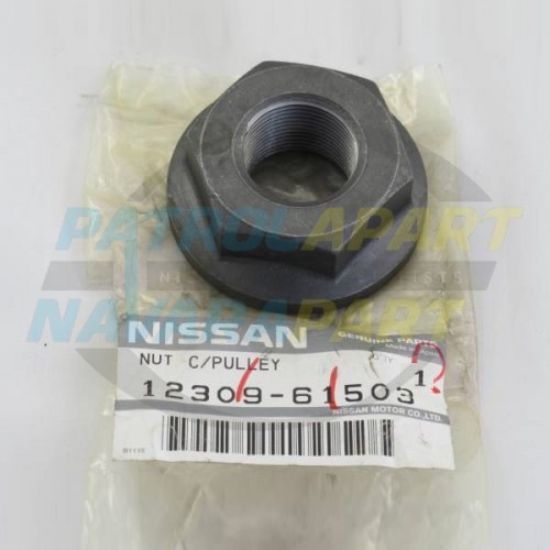 Genuine Harmonic Balancer Crank Nut - Nissan Patrol GQ TD42 GU TD42 & ZD30