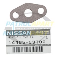 Genuine Nissan Turbo Oil Feed Gasket - Nissan Patrol Y61 GU TD42T TD42Ti