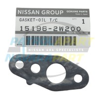 Genuine Nissan Gasket Turbo Drain - Nissan Patrol Y61 GU ZD30