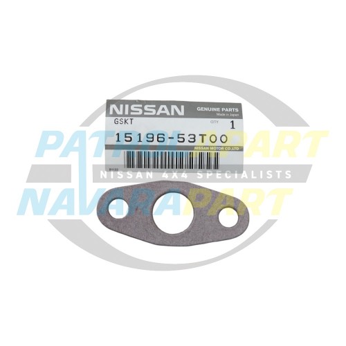 Genuine Nissan Turbo Oil Drain Gasket - Nissan Patrol Y61 GU TD42T TD42Ti
