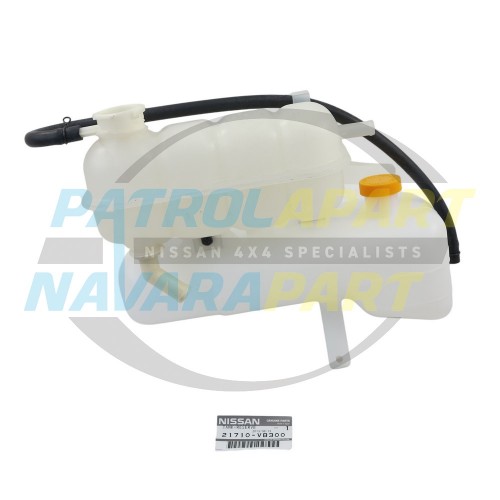 Genuine Nissan Radiator Header & Overflow Tank - Nissan Patrol Y61 GU RD28