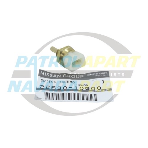 Genuine Nissan Coolant Temp Sensor - Nissan Patrol GQ  TD42 RD28 pre 8/1995