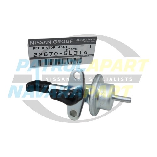 Genuine Nissan Fuel Pressure Regulator - Nissan Patrol Y61 GU TB48