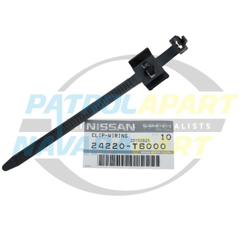 Genuine Nissan Wiring Loom to Chassis Cable Tie - Patrol Y60 GQ & Y61 GU