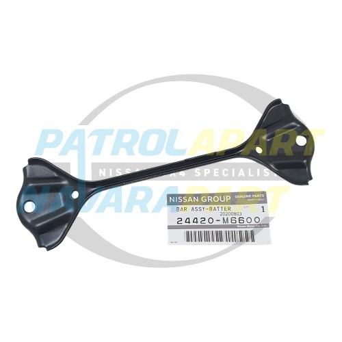 Genuine Nissan Battery Clamp Bracket Holder - Patrol GQ Y60 GU Y61