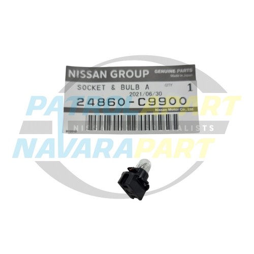 Genuine Nissan Dash Cluster Globe Black 14V 3W - Patrol GU Y61 S3-S4