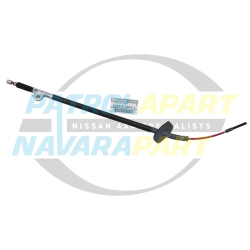 Genuine Nissan Handbrake Cable Top Half - GU Wagon