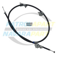 Genuine Nissan RH Lower Handbrake Cable Assembly - Patrol GU TB48