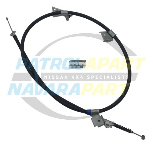 Genuine Nissan RH Lower Handbrake Cable Assembly - Patrol GU TB48