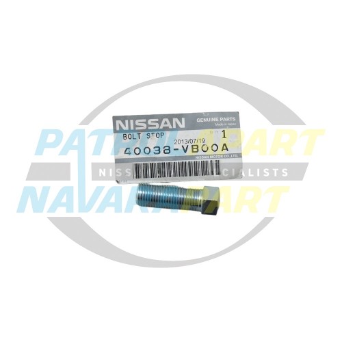 Genuine Nissan Steering Lockstop Bolt - Y61 GU Patrol