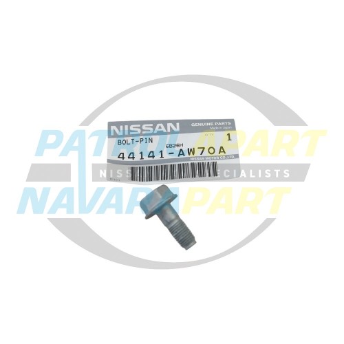 Genuine Nissan Rear Brake Caliper Slide Pin Bolt Upper/Lower - Nissan Patrol Y61 GU and Y62 1997-Current