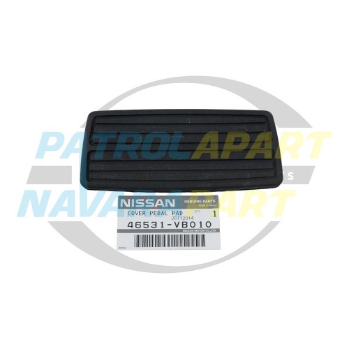 Genuine Nissan Auto Brake Pedal Rubber - Patrol Y61 GU