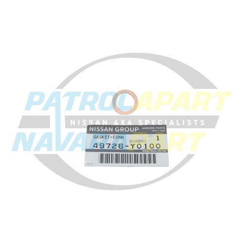 Genuine Nissan Power Steering Pump Copper Washer - Patrol GQ GU Y62