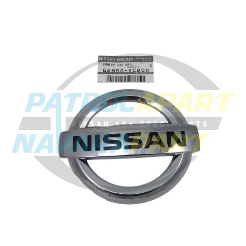 Genuine Nissan Grille Badge - Nissan Y61 GU Patrol Series 3