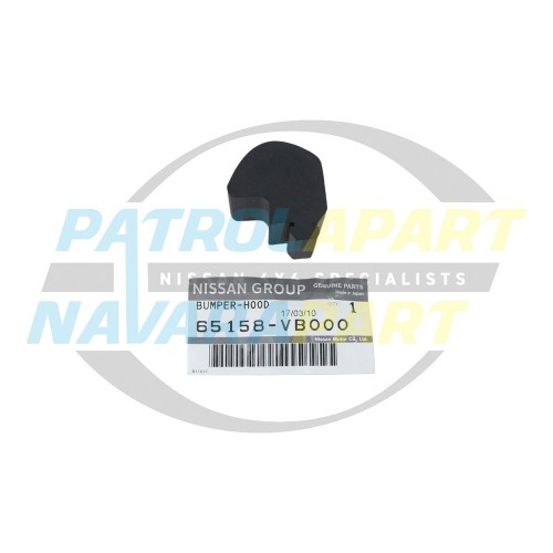 Genuine Nissan Bonnet Middle Rubber Stopper - Nissan Patrol Y61 GU Series 1-3