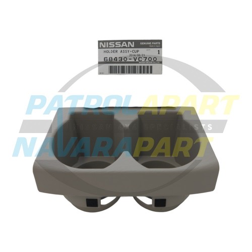 Genuine Nissan Cup Holder Colour Code W - GU Patrol Series 3