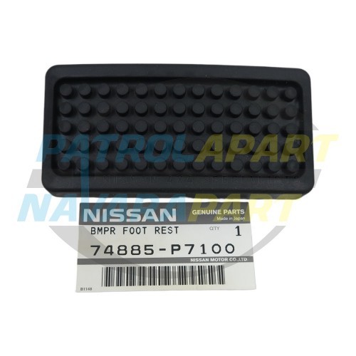 Genuine Nissan Foot Rest Rubber Pedal Pad - Patrol GQ Y60