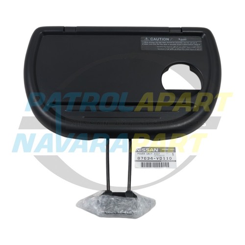 Genuine Nissan Seat Tray Drivers Side Black - Nissan Patrol GU4 ST-L