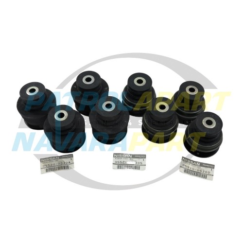 Genuine Nissan Body Mounts Set - Y60 GQ SWB & Dual Cab