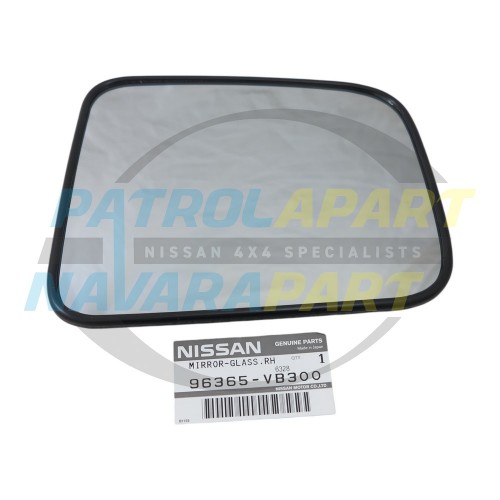 Genuine Nissan RH Mirror Glass - Patrol GU Series 4 After 08-2013