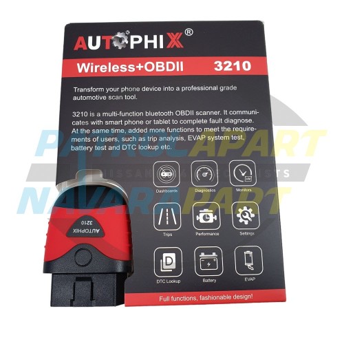 Bluetooth Scanner Tool Module OBDII Android & IOS Apple - Autophix 3210