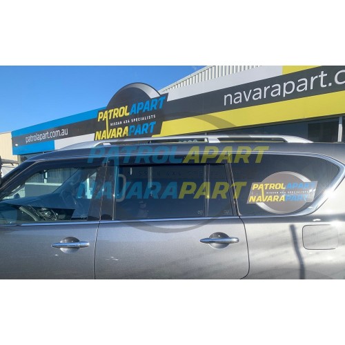 Alloy Silver Roof Rail Pair - Nissan Patrol Y62