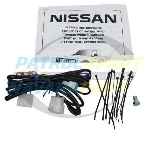 Genuine Nissan Towbar Plug Harness - Patrol GU Y61 UTE 2007 on