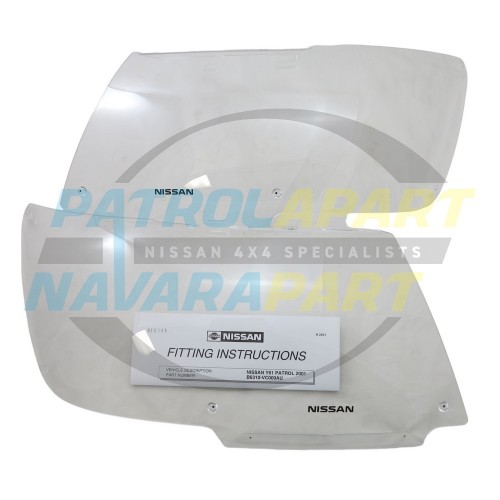 Genuine Nissan Headlight Protectors - Nissan Patrol Y61 GU Series 3