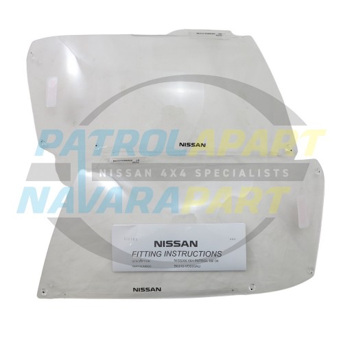 Genuine Nissan Headlight Cover Protectors - Nissan Patrol Y61 GU Series 4-9
