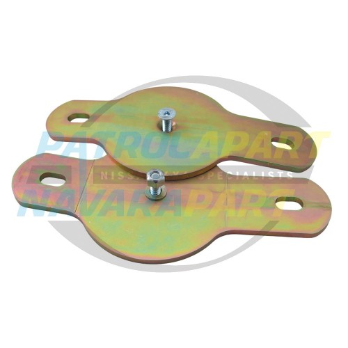 Rear Bumpstop Bracket to Adapt 80 Series Style Bump Stops - Nissan Patrol GQ GU