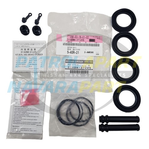Genuine Twin Piston Front Brake Caliper Seal Rebuild Kit - Nissan GQ Y60 EFI