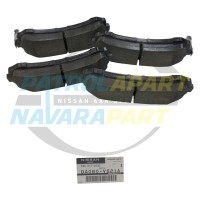 Genuine Nissan Rear Brake Pads Set - Patrol GU TB48 4.8