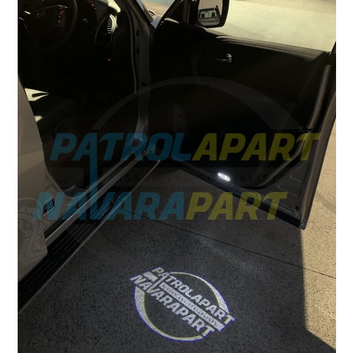 Door Light Illumination Patrolapart Emblem PAIR - Nissan Patrol Y62