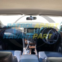 Black Dash Mat with Passenger Airbag - Nissan Patrol Y62 VK56