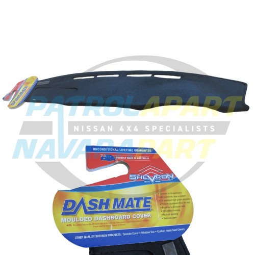 Black Shevron Dash Mat - Nissan Patrol GU4 Y61 Wagon Series 4