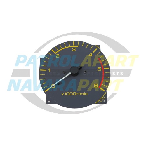 Reconditioned Yellow Dial Tacho - Nissan Patrol GQ TB42 Petrol