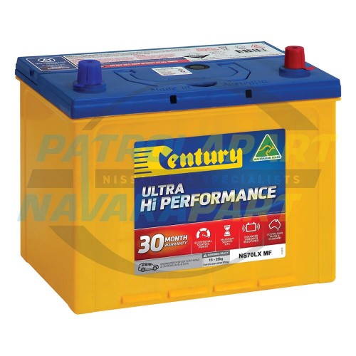 Century Ultra High Performance Main Battery 810CCA & 95AH - Nissan Patrol