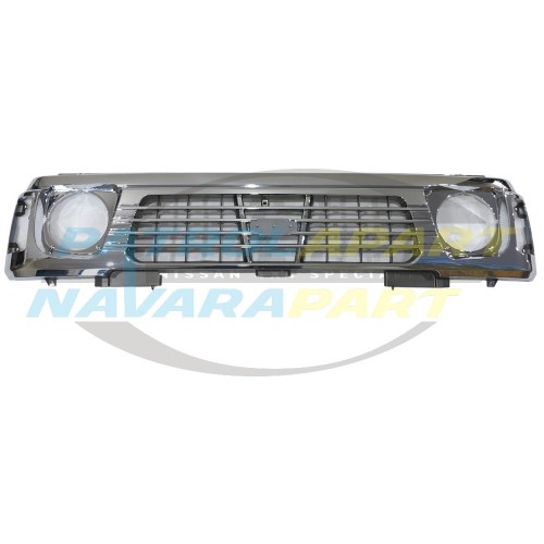 Chrome Front Grille - Nissan Patrol Y60 GQ Series 2