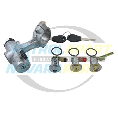 Ignition Lock Barrel & Switch with 3 Door Locks for Nissan Patrol GQ Y60