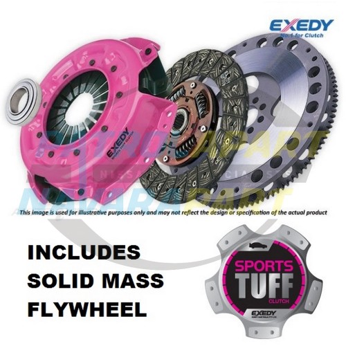 Nissan Patrol GU RD28Ti Exedy Sports Tuff Heavy Duty Clutch Kit with Solid Mass Flywheel