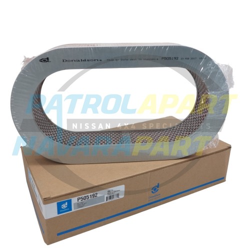 Donaldson Quality Oval Air Filter - Nissan Patrol GQ Y60 & GU Y61 TD42 TB42