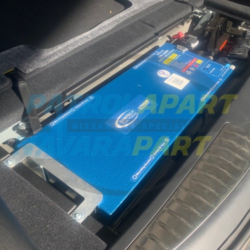 Slimline Lithium Cargo Area Underfloor Battery Tray - Nissan Patrol Y62