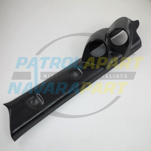 PATROLAPART Twin 2 Gauge Holder Pillar Pod - Nissan Patrol GU Y61 - LEFT HAND DRIVE