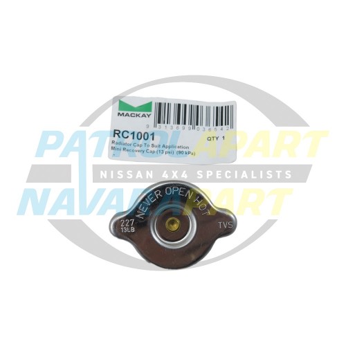 Radiator Cap Standard 90 kPa 13PSI 0.9 Bar - Nissan Patrol GQ Y60 GU Y61