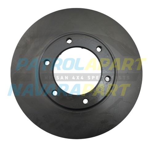 Front Brake Disc Rotor Single Piston Type - Nissan Patrol GQ Non EFI