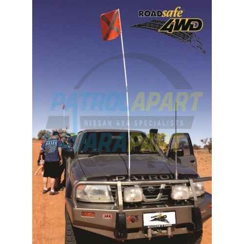 Sand Flag Kit Simpson Desert Compatible for 4WD 4x4 - ROADSAFE