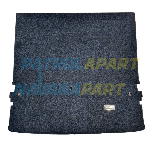 Full Boar Fourbie Drawers Rear Cargo False Floor in Charcoal with 1 Hatch - Nissan Patrol Y62