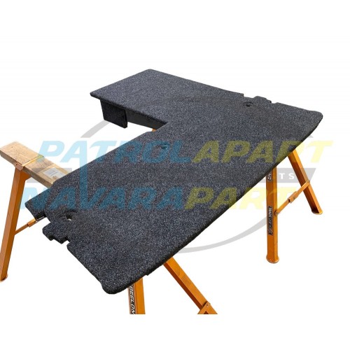 Full Boar Fourbie Drawers Rear Cargo False Floor in Charcoal L Shape - Nissan Patrol Y62