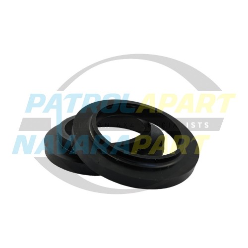 Front Coil Spring Spacer Packer 15mm Pair - suits Nissan Patrol Y60 GQ & Y61 GU